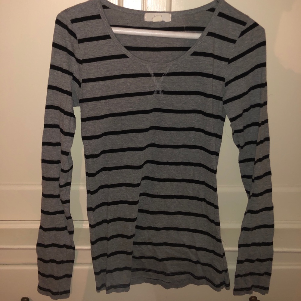 Long sleeve striped shirt